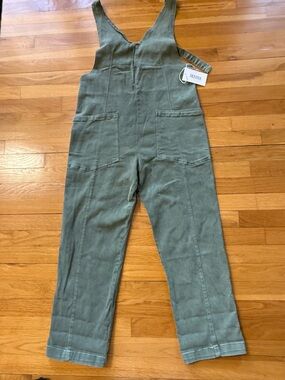 NWT Zenana Outfitters Olive Green Utility Jumpsuit